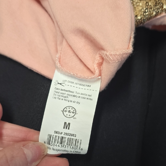 Chic Pink and Gold Dog Tee - Picture 9 of 9